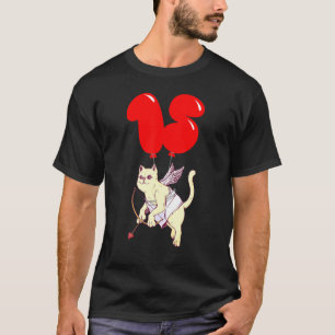 Cute Angel Cat 15th Birthday Kids Balloon Part T-Shirt