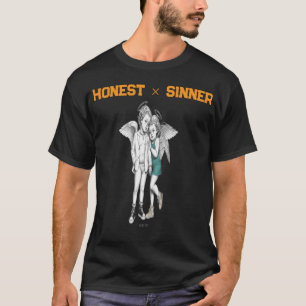 Cute Angel Couple Holding Hands T-Shirt