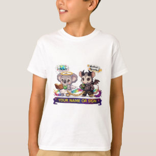 Cute Angel Koala and Chaos Opossum - Love & Mayhem T-Shirt