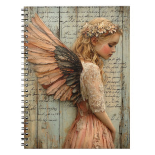 Cute Angel Spiral Notebook