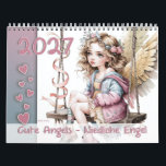 Cute Angels – Niedliche Engel 2027 Calendar<br><div class="desc">This charming angels calendar / cherubs calendar / guardian angels calendar (or in German: Engelkalender) is designed to bring romance, spiritual inspiration, and joy all year round. Each month features adorable little angels in soft blue, pink, green, orange, brown, and white tones, radiating warmth and positivity. Hearts on a colour-coordinated...</div>