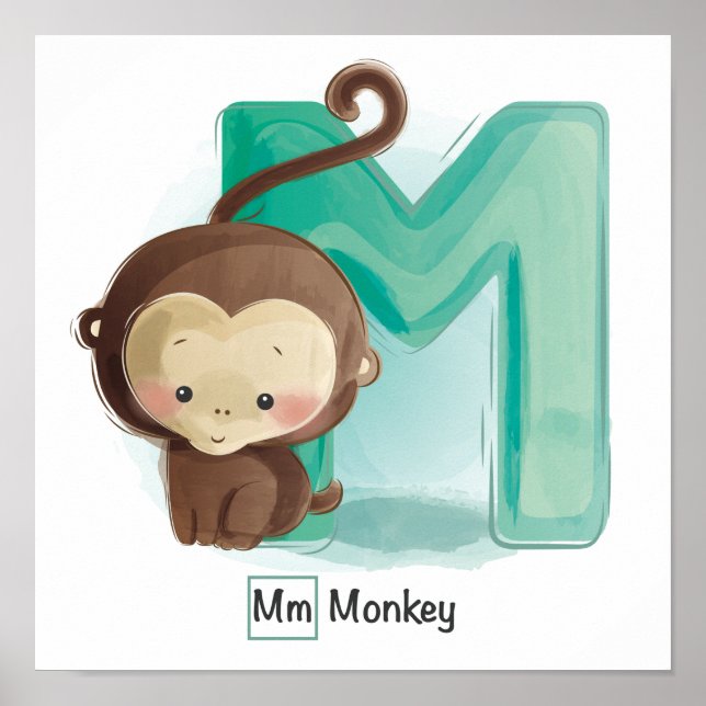 Cute Animal Alphabet Poster (Front)