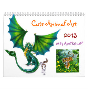 Cute Animal Art Calendar 2013