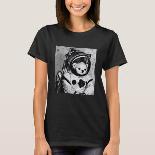 Cute animal as an astronaut Image in a worn vintag T-Shirt