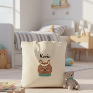 Cute animal bags, Personalized tote bag 