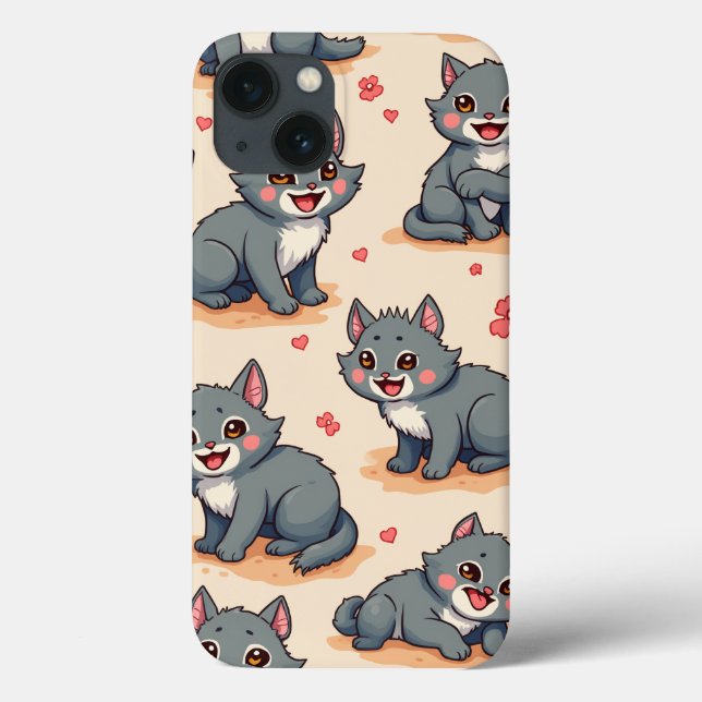 cute animal character Case-Mate iPhone case (Back)