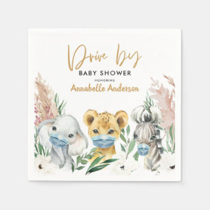 Cute animal covid mask drive by baby napkin