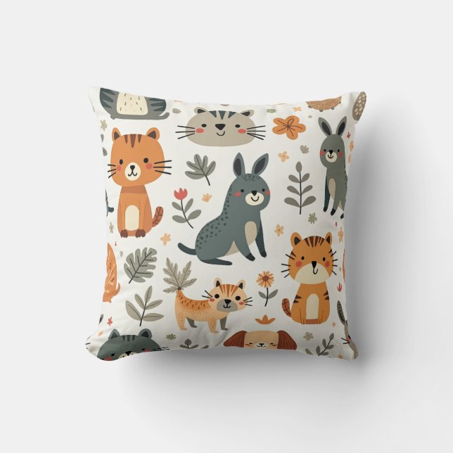Cute animal cushion (Front)
