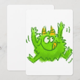 Cute Animal Drawing Invitation