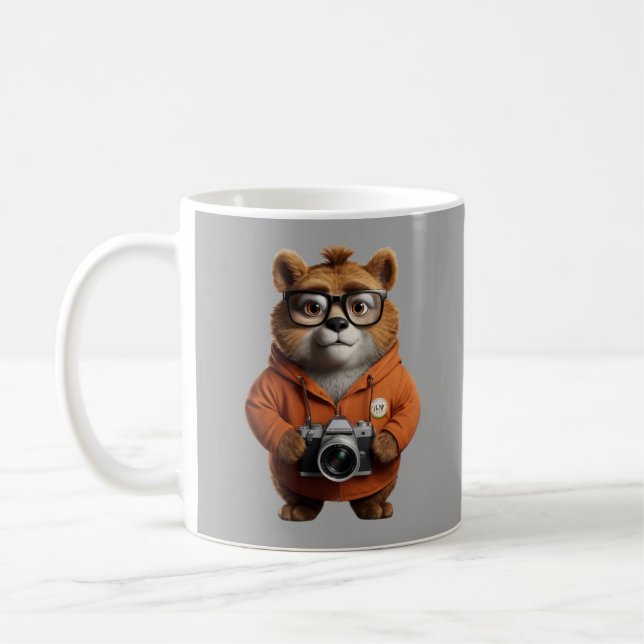 cute animal figure mug (Left)