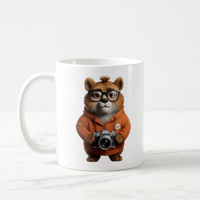 cute animal figure mug (Left)
