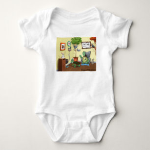   Cute animal figures Baby Bodysuit