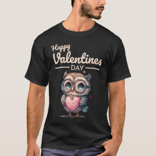 Cute Animal Heart Panda Happy Valentine Day 2 T-Shirt
