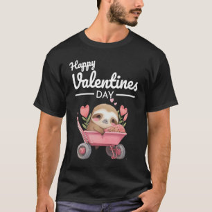 Cute Animal Heart Panda Happy Valentine Day 6 T-Shirt
