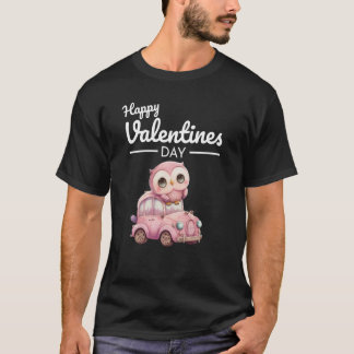 Cute Animal Heart Panda Happy Valentine Day 75 T-Shirt