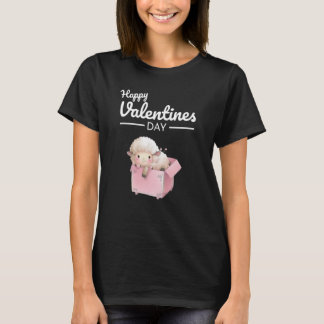Cute Animal Heart Panda Happy Valentine Day  82 T-Shirt