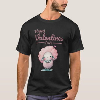 Cute Animal Heart Panda Happy Valentine Day  85 T-Shirt