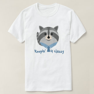 Cute Animal 'Keeping it classy' Raccoon T-shirt