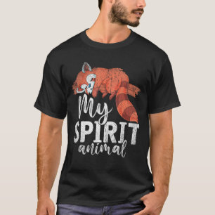 Cute Animal Kids My Spirit Animal Red Panda T-Shirt