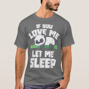 Cute Animal Lover Pajama Pj Nap Funny Sleeping Pan T-Shirt