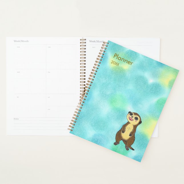 Cute Animal Meerkat  Planner (Display)