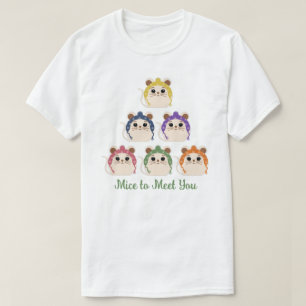 Cute Animal 'Mice to Meet You' T-shirt