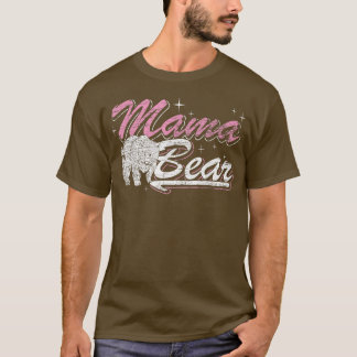 Cute Animal Mom Bear Family Mommy Mama Bear T-Shirt