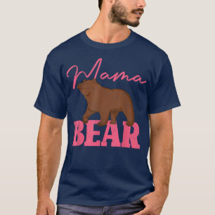 Cute Animal Mom Family Mommy Bear Mama Bear526 T-Shirt