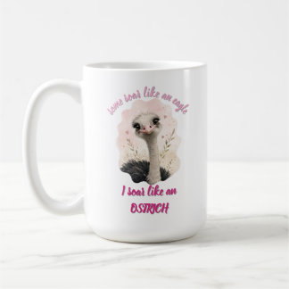 Cute Animal Mug, Funny Ostrich Coffee Cup