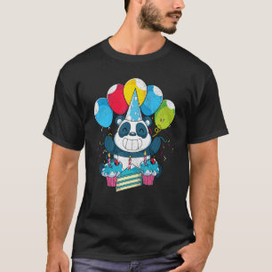 Cute Animal   Panda Bear Kids Birthday Party Panda T-Shirt