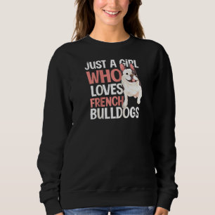 Cute Animal Pet Dog Frenchie Women Girls French B Sweatshirt