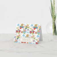 Cute Animal Pilot Flying Planes Whimsical Pattern