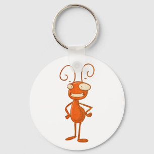 cute animals - ant keychain