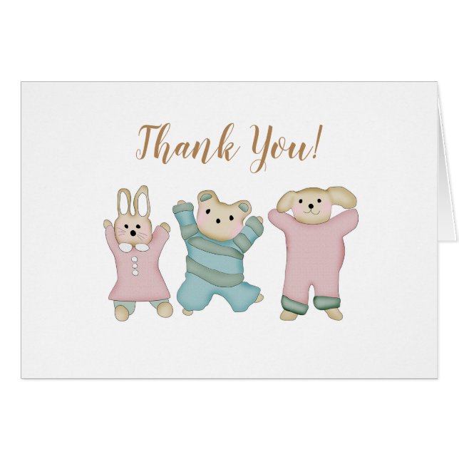 Cute Animals | Baby Shower (Front Horizontal)