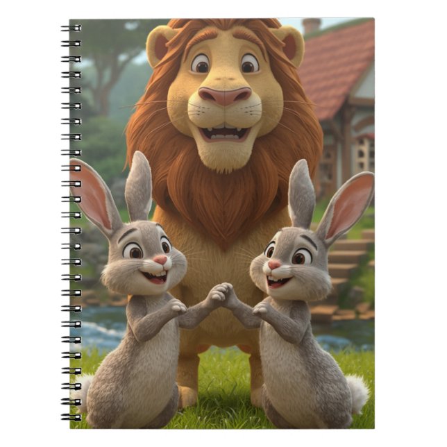 Cute Animals Back to School Notebook (Front)