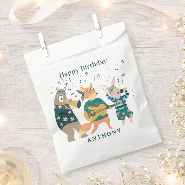 Cute Animals Bend Favour Bag (Clipped)