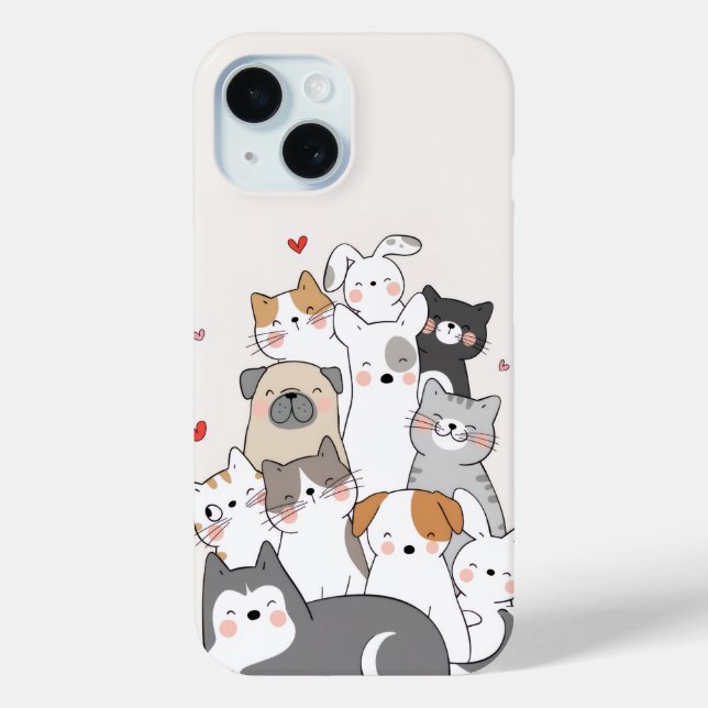 cute animals Case-Mate iPhone case (Back)