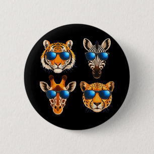 Cute Animals Clothes Kids Toddler Boys Animal 2 Inch Round Button