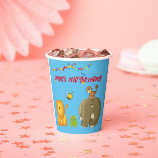 Cute Animals Customizable Birthday kids cup