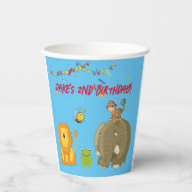 Cute Animals Customizable Birthday kids cup