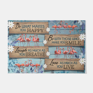 Cute Animals Doormat, Summertime Flamingo Doormat