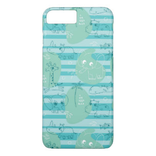 Cute animals playing with water 1 iPhone 8 plus/7 plus case