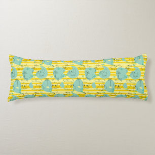 Cute animals playing with water 2 body pillow