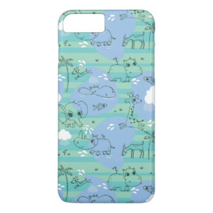 Cute animals playing with water 3 Case-Mate iPhone case