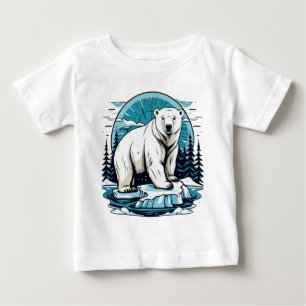  Cute animals polar bear  Baby T-Shirt