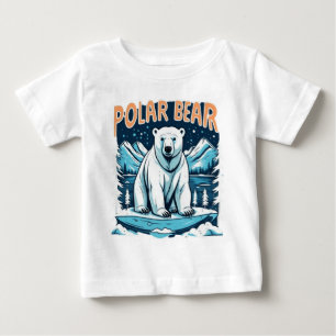 Cute animals polar bear Baby T-Shirt