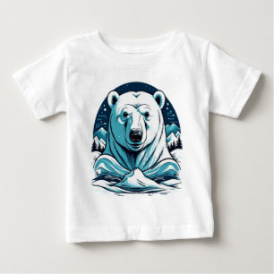 Cute animals polar bear Baby T-Shirt