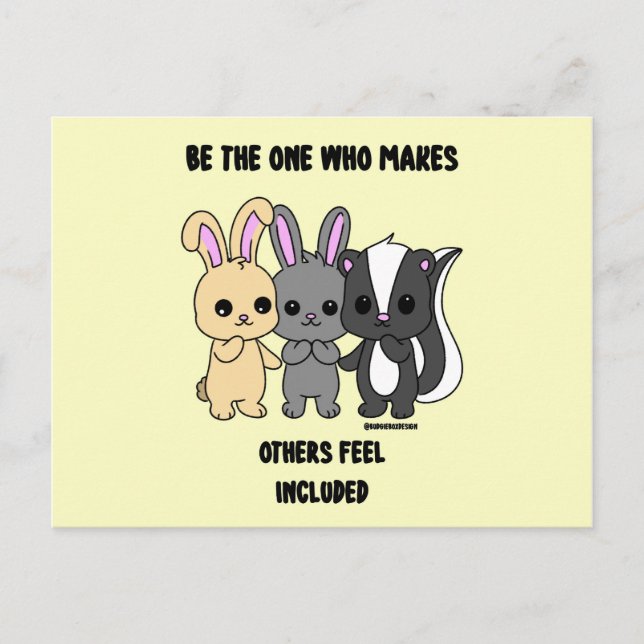 Cute Animals Postcard (Front)