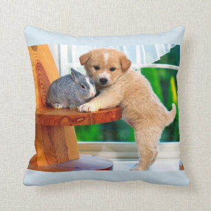 Cute Animals Throw Pillow