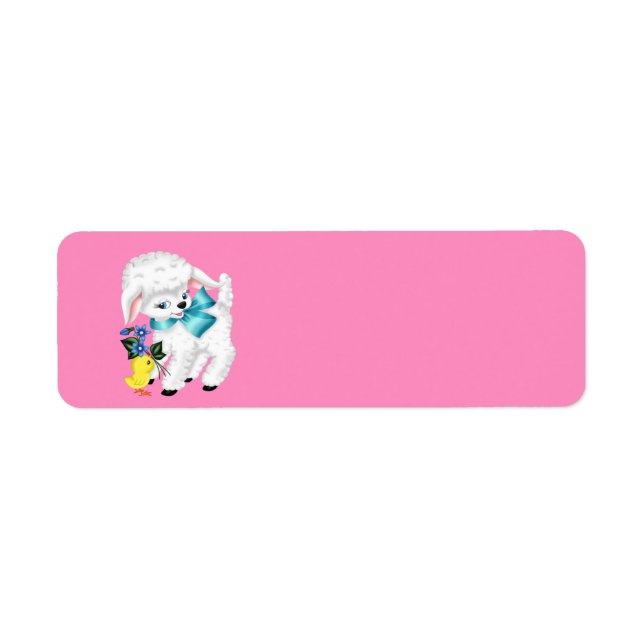 Cute animated Lamb and chicken (Front)